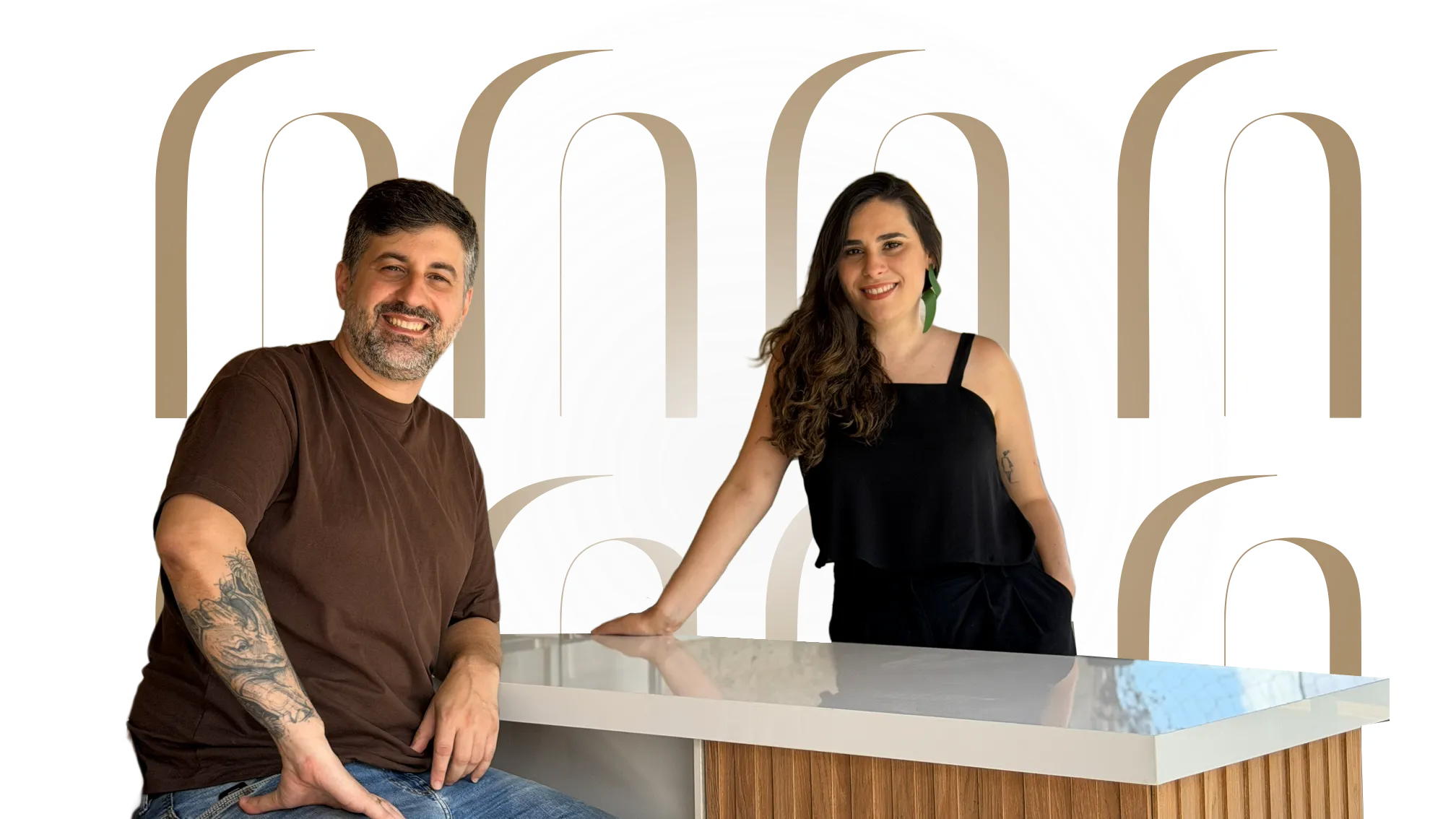 Renata Zanfolim e André Gallucci, direção da Retraço Arquitetura
